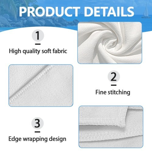Oversized Soft and Luxurious Beach Towel with Strong Wrapping, Material, Suita gallery
