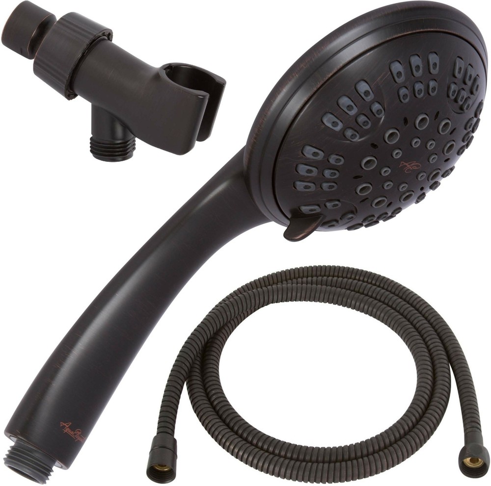 6 Function Handheld Shower Head Kit (Aqua Elegante) - Oil-Rubbed Bronze- 1.8 GPM