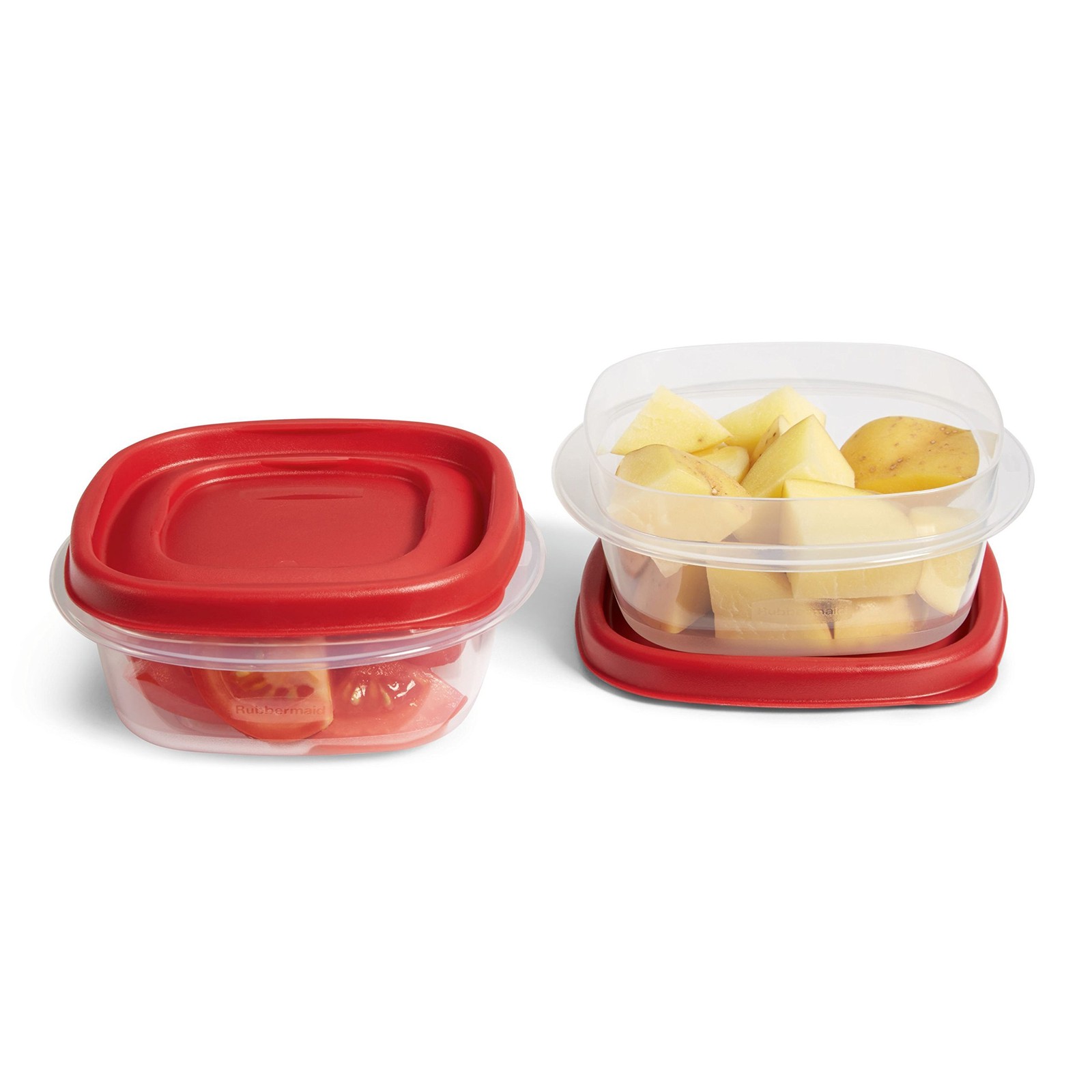 Rubbermaid Easy Find Lids Food Storage Containers, 1.25 Cup, Racer 2, Red gallery