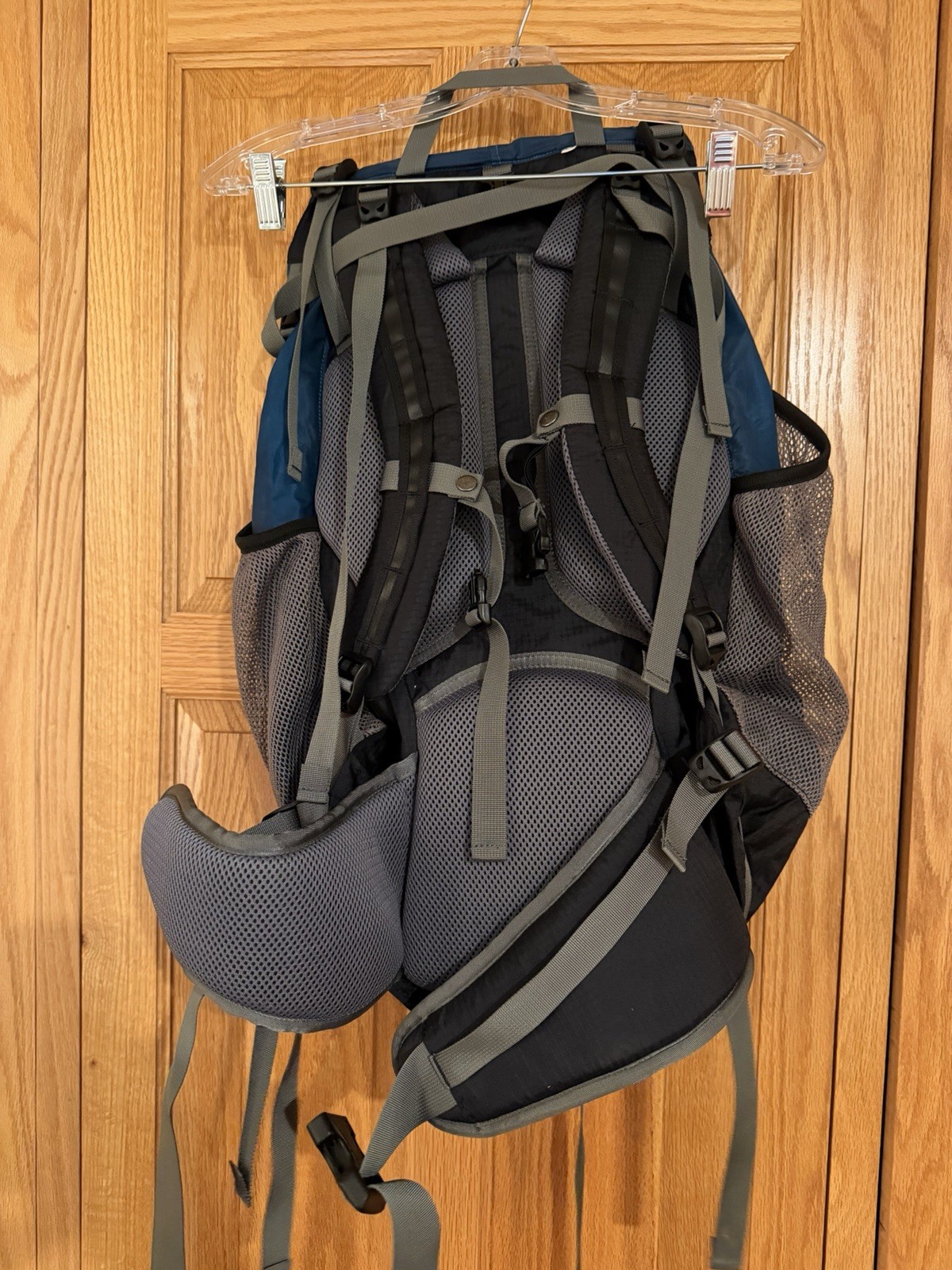 Gregory G-Pack Blue Black Internal Frame Technical Hiking Backpack Lightweight 4