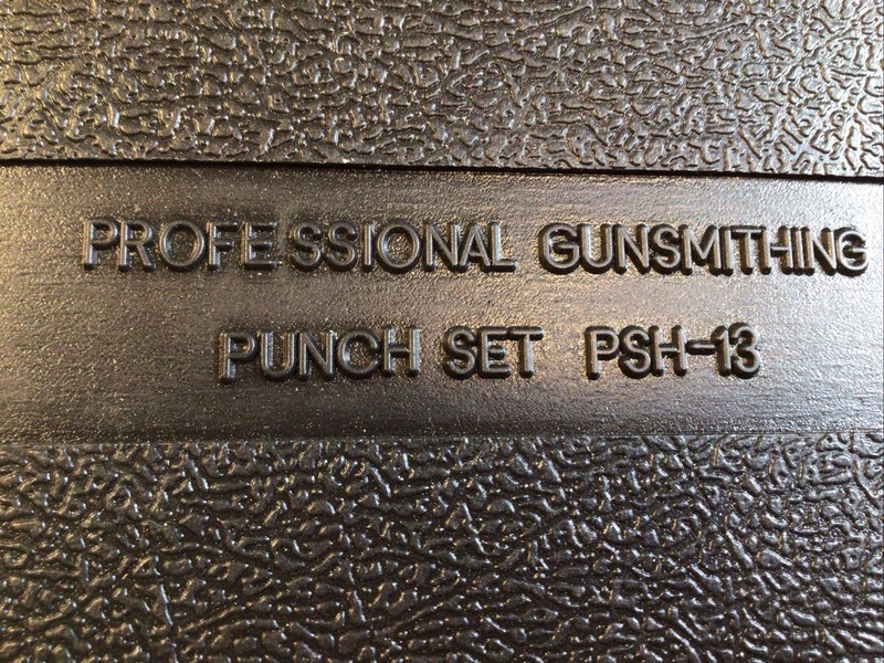 PROFESSIONAL GUNSMITHING PUNCH SET PSH-13. BRASS / STEEL / PLASTIC gallery