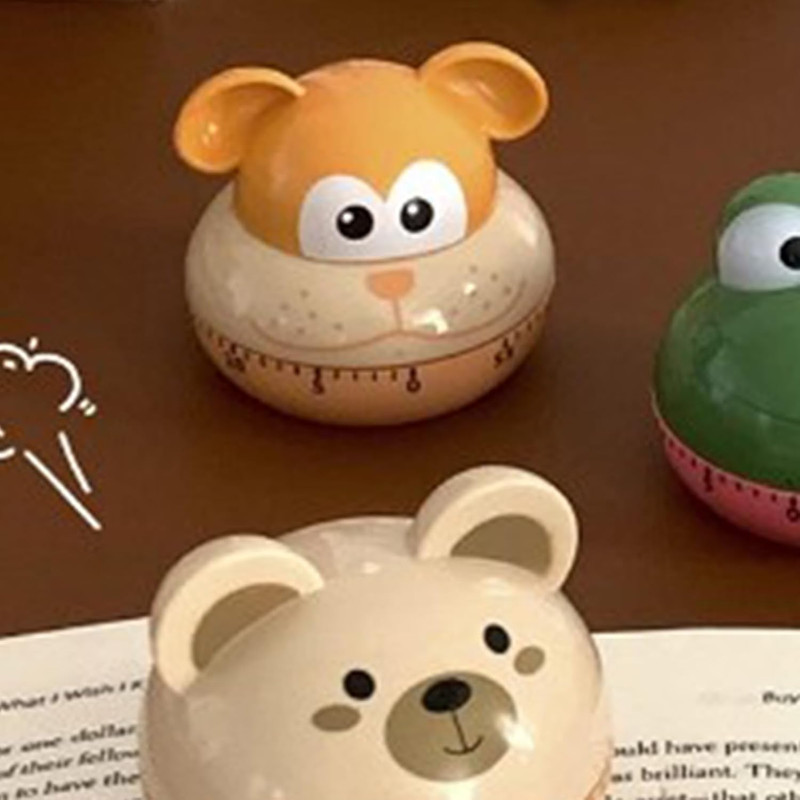 Mechanical Kitchen Timer, Cartoon Animal Shape Manual Timers, Cute Timer gallery