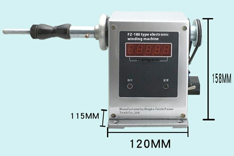 Electric counting winding machine Adjustable type semi-automatic winding Tool gallery