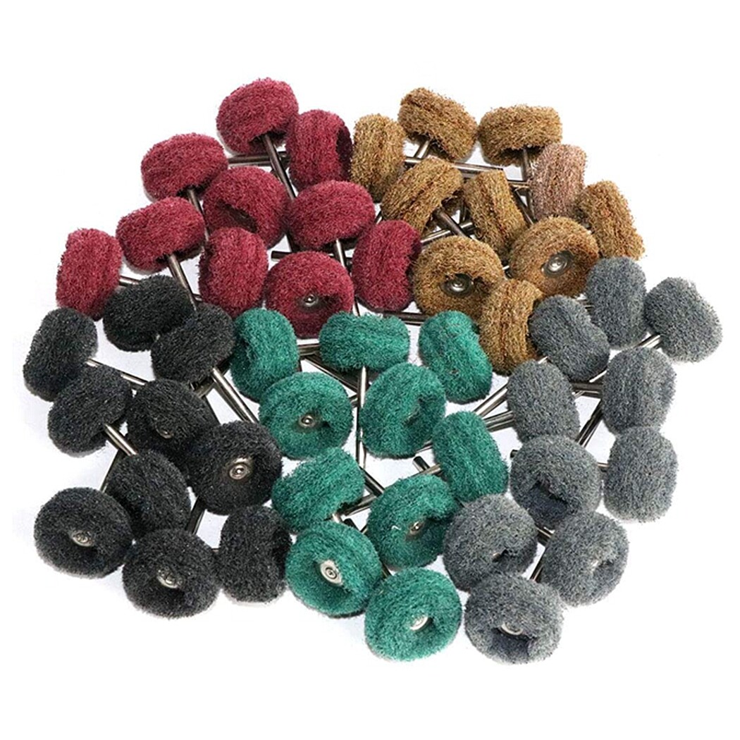 80PCS Abrasive Metal Polishing Buffing Wheel Burr Kit Set for Dremel Rotary Tool gallery