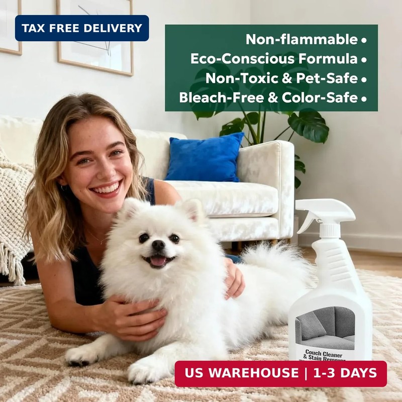 Couch Stain Remover Spray: Multi-Surface Upholstery Cleaner - Pet-Safe Non-Toxic gallery