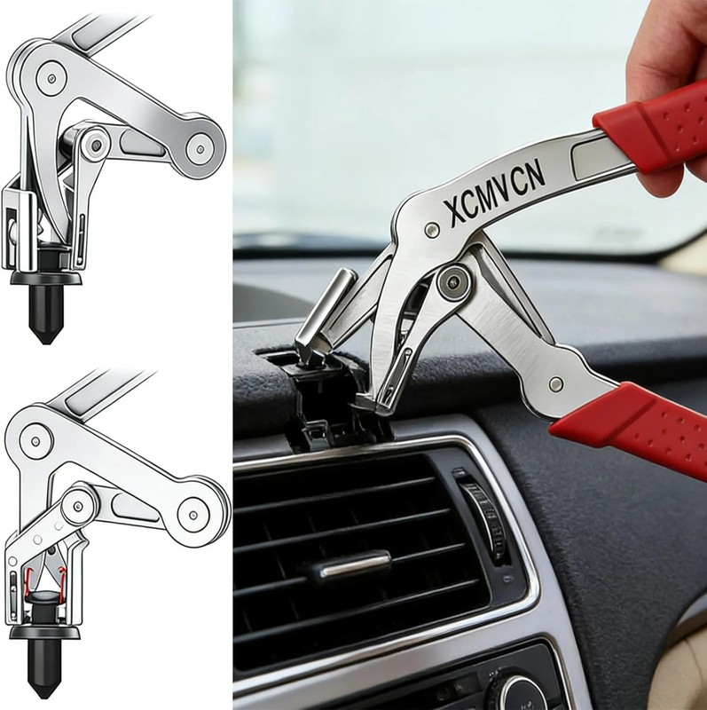 Car Clip Pliers, Spring-Loaded Panel Clip Removal Pliers Tool, Professional Auto gallery