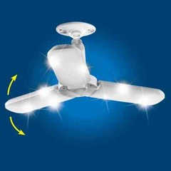 Energy-Efficient Universal Folding LED Home Garage Basement Ceiling Light
