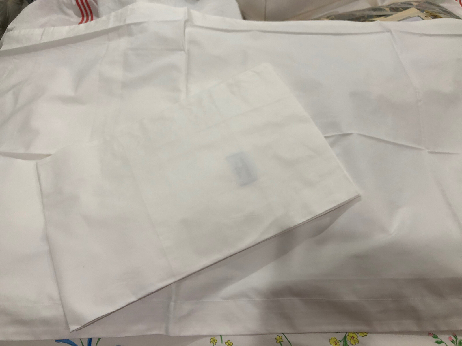 Matouk USA New (2pc) King Shams 400TC White PAIR 100% Percale (37) PAIRS SOLD gallery
