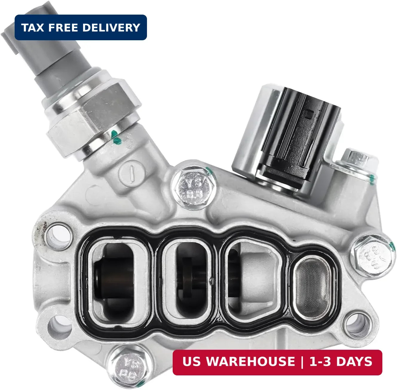 15810-RKB-J01 VVT Engine Variable Valve Timing Solenoid with Gasket Replacement gallery