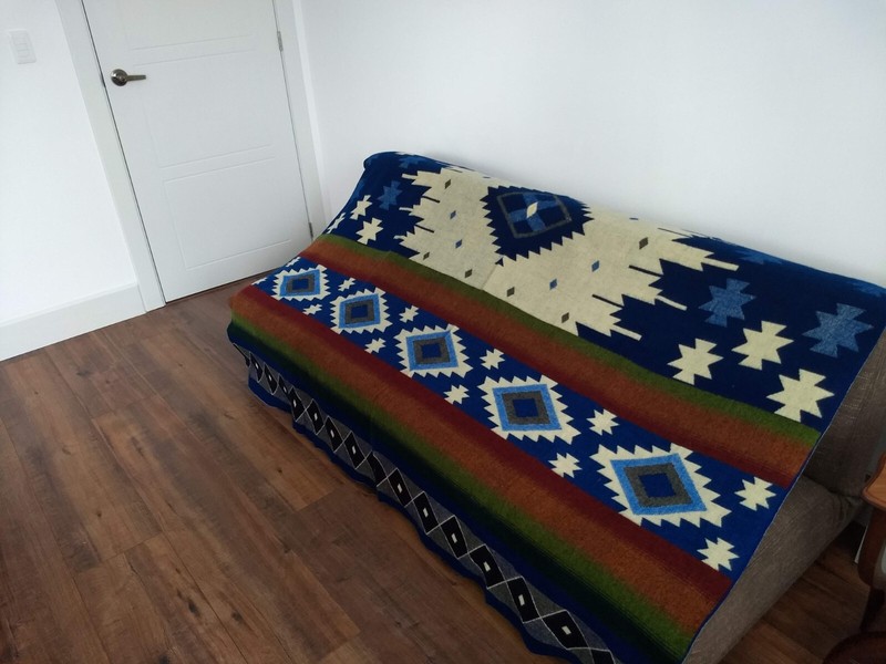 EXTRA LARGE SOFT WARM ALPACA BLANKET THROW SOUTHWEST PATTERN 75" X 90" gallery