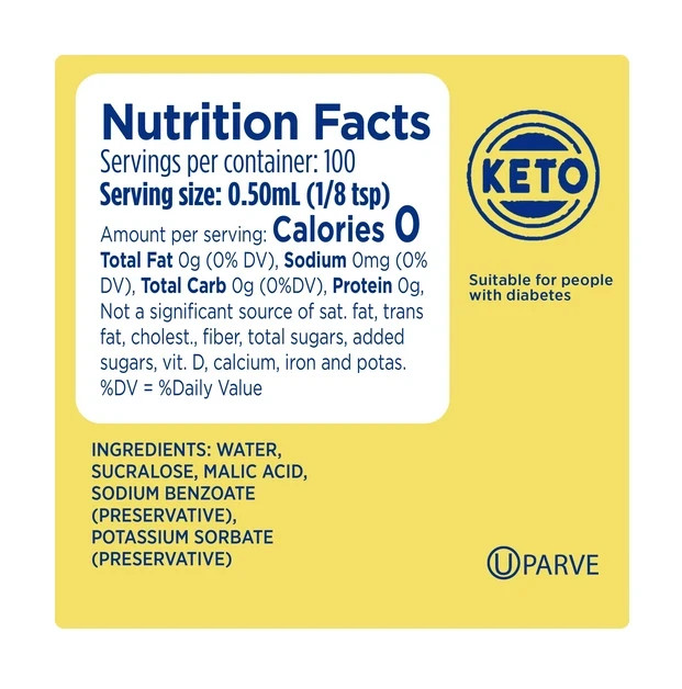 SPLENDA Zero Calorie Sweetener, Sugar Substitute Liquid Sweetener - 100 ML gallery