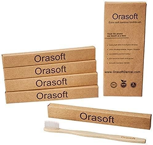 Extra Soft Toothbrush for Sensitive Teeth and Gums 5 Pack | Soft Bristle gallery