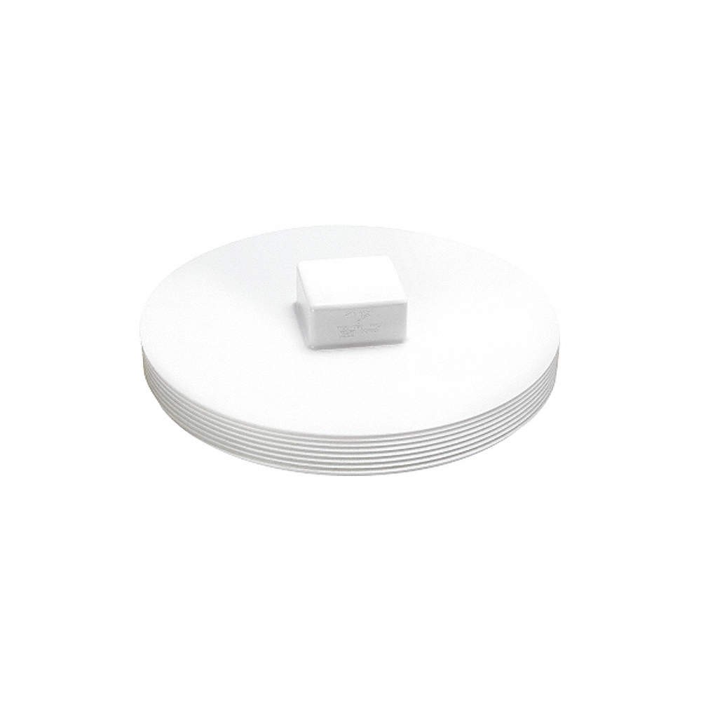 GRAINGER APPROVED P106-060 Cleanout Plug, Schedule DWV, 6 in, White 56GX37 gallery