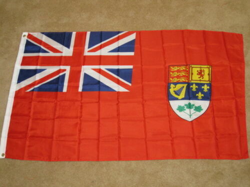 OLD CANADA RED ENSIGN PRE 1965 CANADIAN NAVAL FLAG F954 gallery