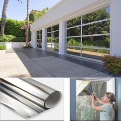 2FT x 100FT One Way Mirror Privacy Reflection Window Tint Film Reduce Heat 5%