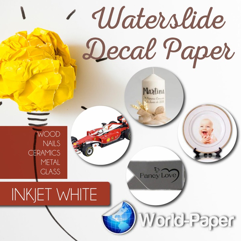 Waterslide decal paper, White or Clear INKJET/LASER Choose your quantity! gallery