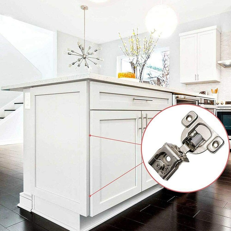 1/2" Overlay Soft Close Face Frame 105° Compact Cabinet Hinge Handware WHOLESALE gallery