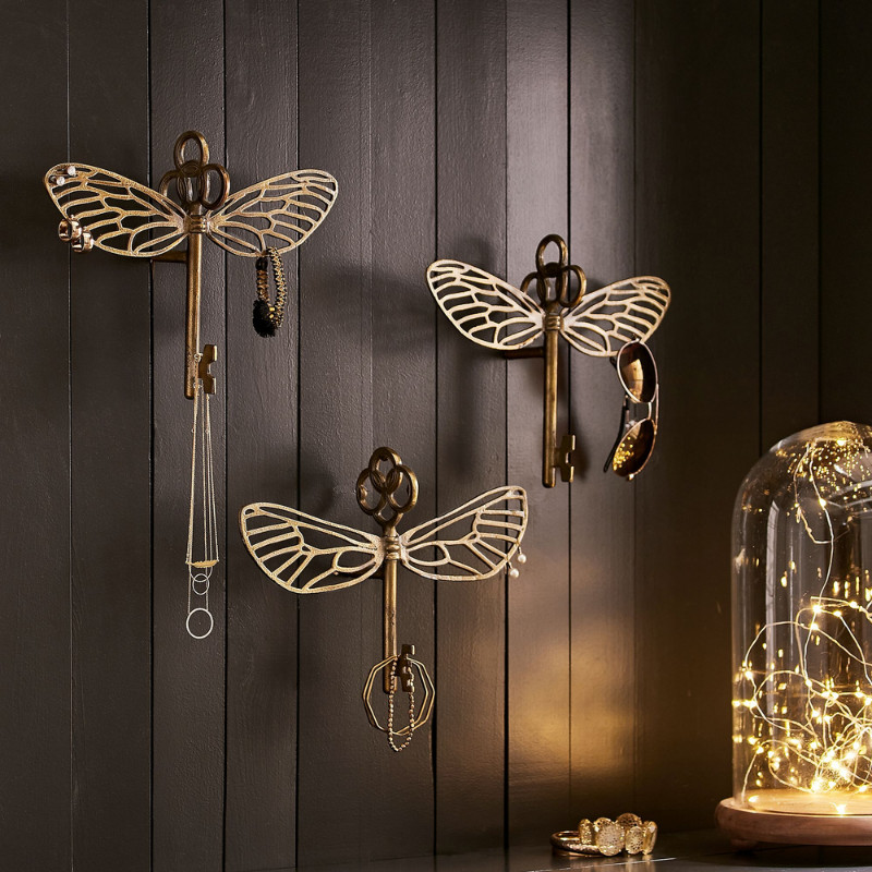 Potterybarn Harry Potter Flying Key Jewelry Hooks, Set of 3 gallery
