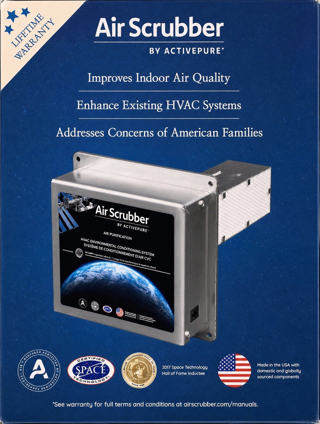 Aerus Air Scrubber Duct Mounted System (9960052) Ozone Free- New New gallery