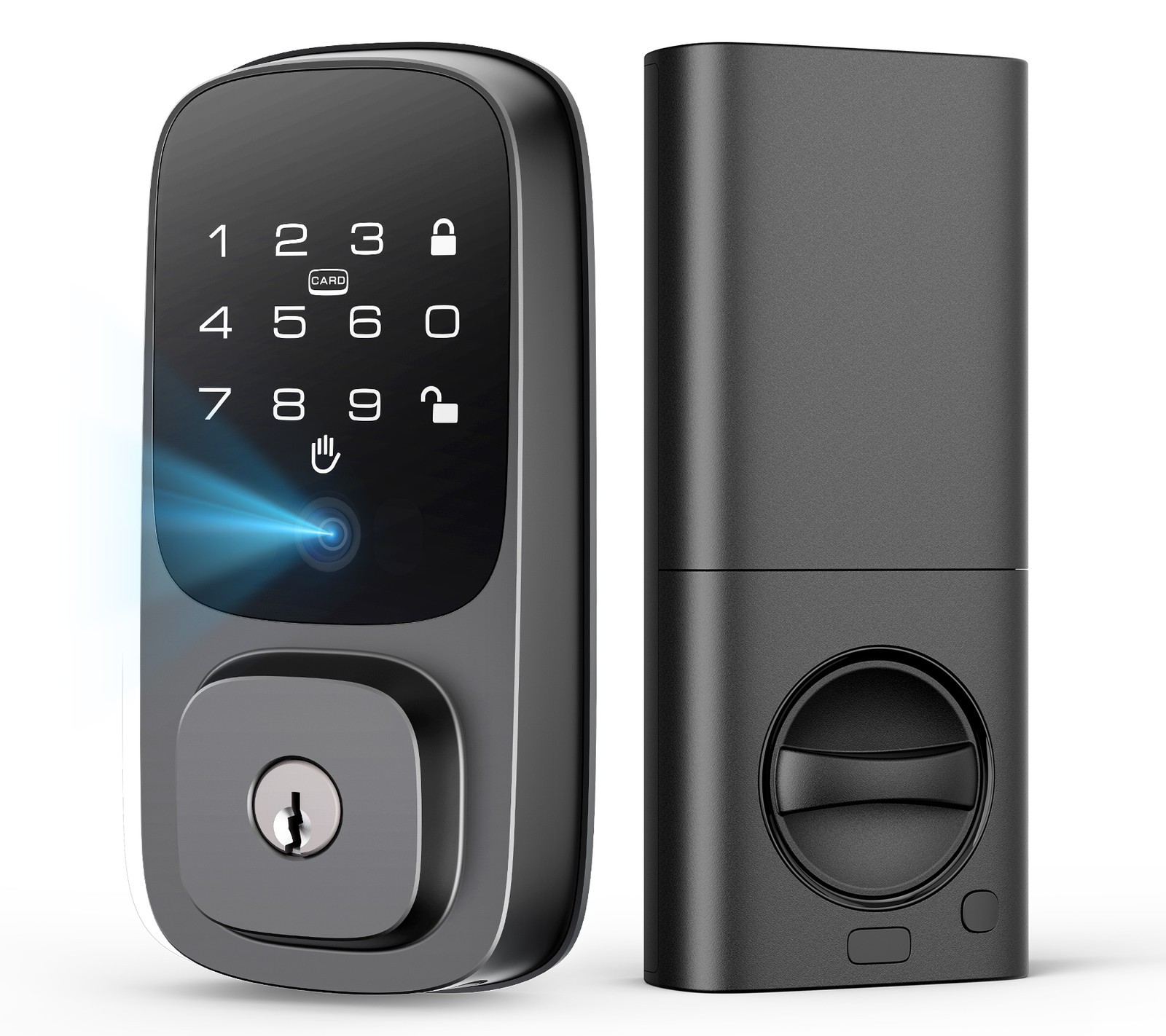 Security Keyless Smart Door Lock WiFi APP Control Plam Vein 6 Ways Unolck gallery