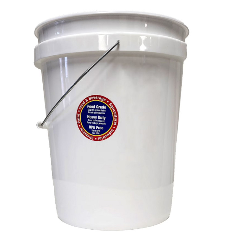 (2 pack) United Solutions 5 Gallon Round Utility Bucket, Comfort Handle, Plastic gallery