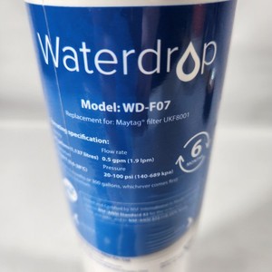 Waterdrop WD-F07 Replacement Filter 300 Gallon Capacity for Maytag UKF8001 gallery