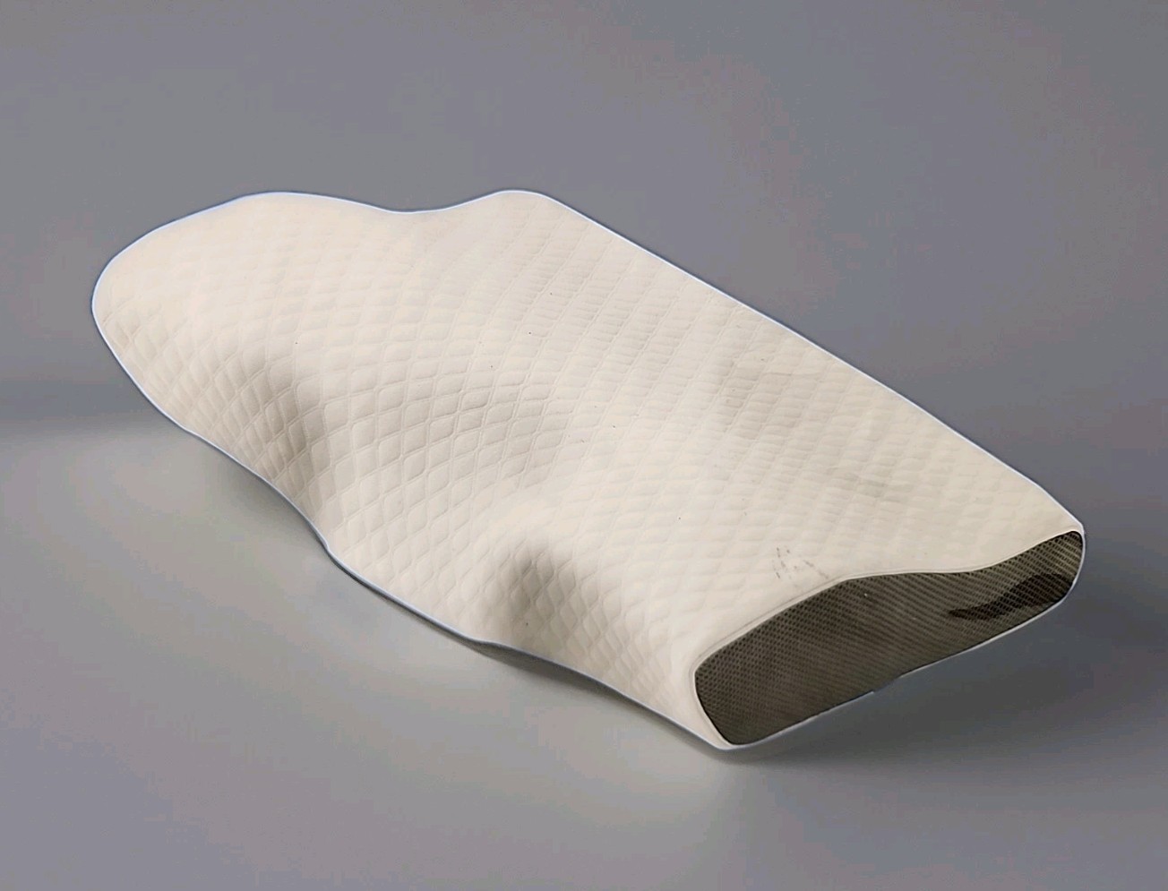 NEW Derila Perfect Sleep Memory Foam Cervical Pillow. 20 x 12 x 4 inches gallery
