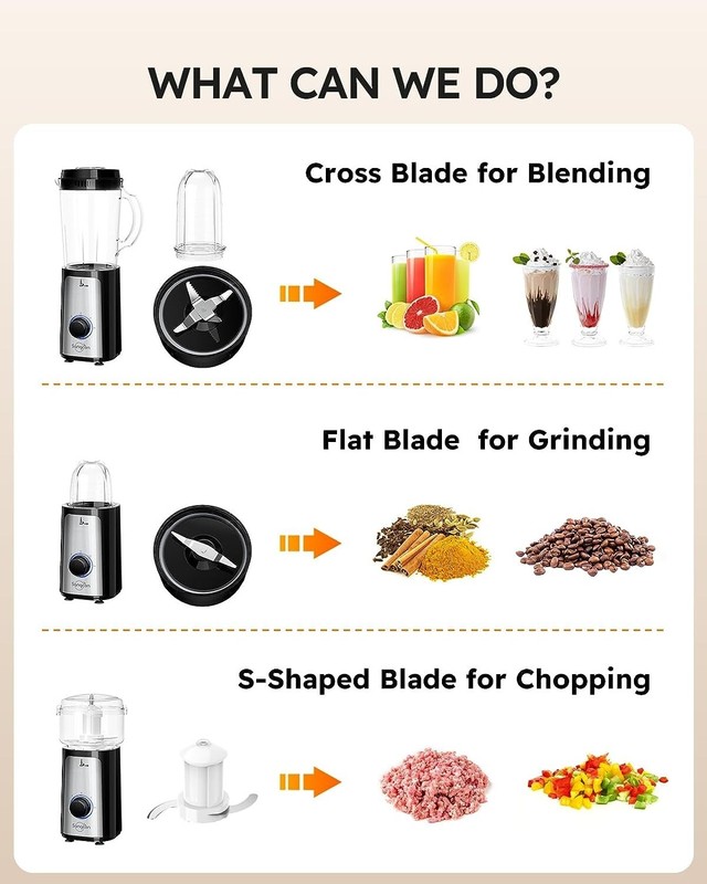 Multi-Functional Electric Food Chopper & Blender - Ideal for Smoothies & Sauces gallery