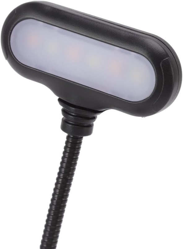 USB Rechargeable Small LED Reading Book Light W/ Flexible Clip Desk Table Lamp gallery