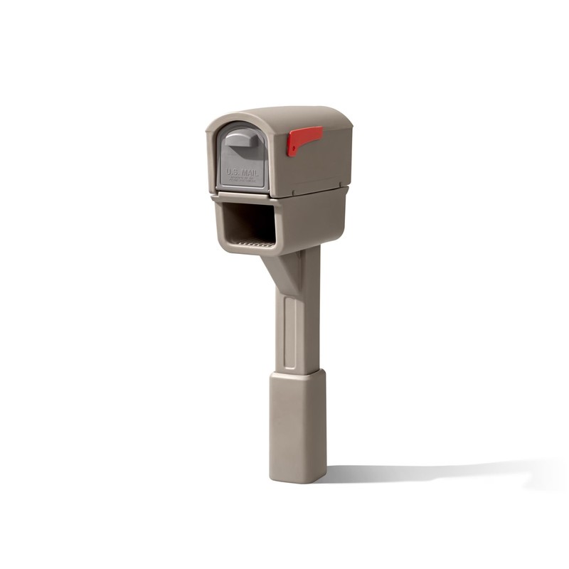 Step2 MailMaster Express Plus Plastic Mailbox Mocha Finish gallery