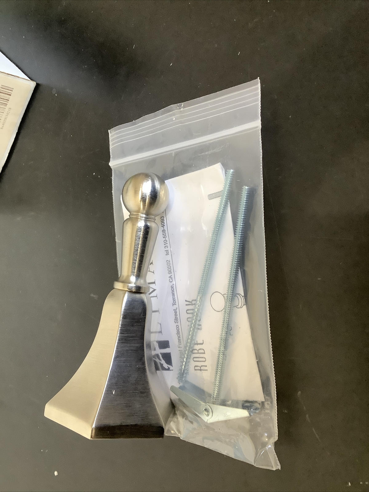 Altmans Pembroke Robe Hook In polished chrome 930E40SN H7 gallery