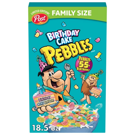 Birthday Cake Pebbles Breakfast Cereal, Gluten Free, 18.5 oz gallery