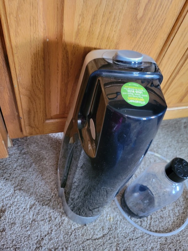 SodaStream Jet Soda Maker Machine Black Gray And Bottle gallery