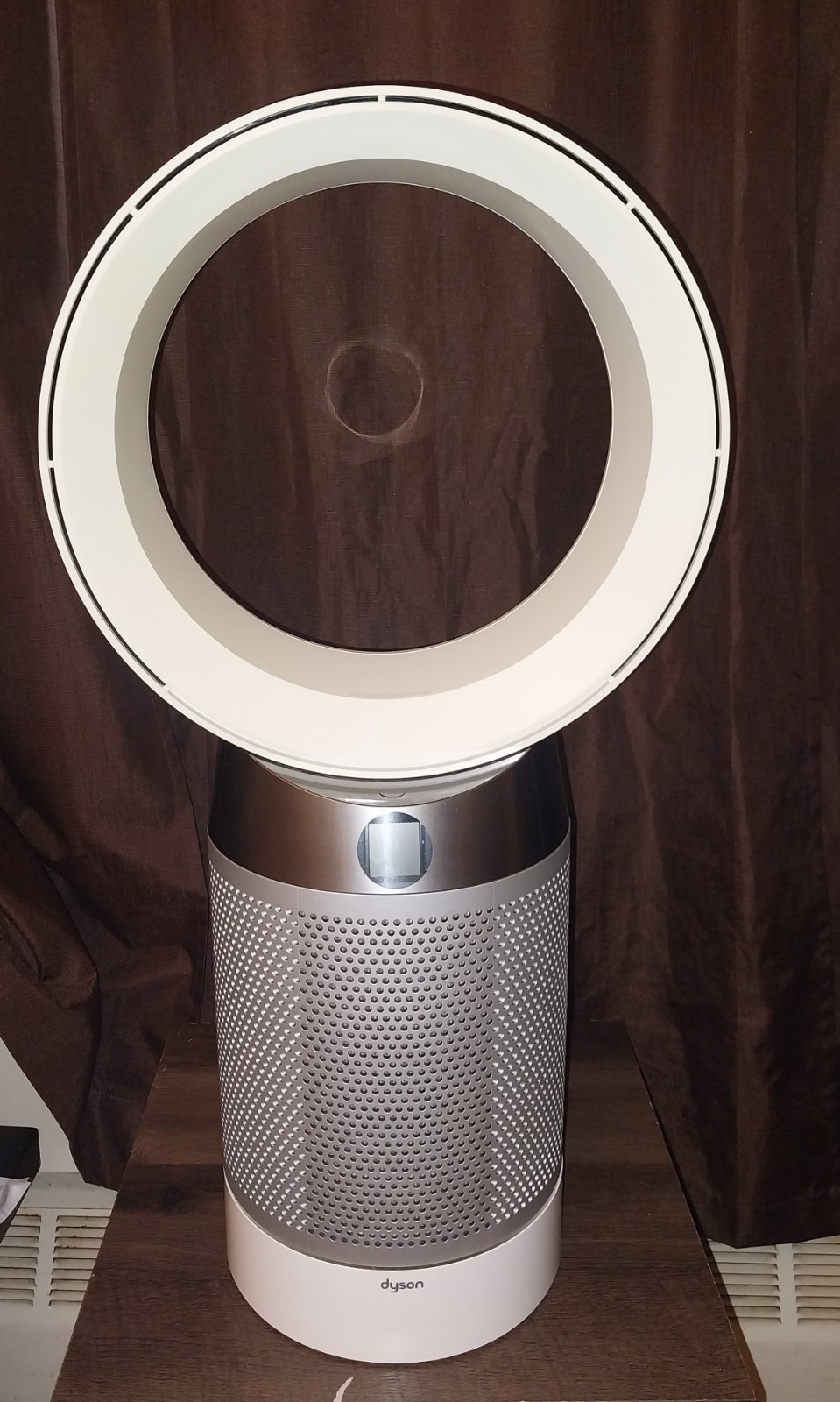 Dyson Pure Cool Tower HEPA Air Purifier Fan, White/Silver, Digital Display gallery