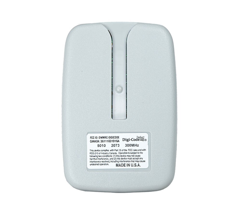 Digi-Code 5010 300MHZ Compatible to MultiCode 308911 1 Button Remote Control gallery