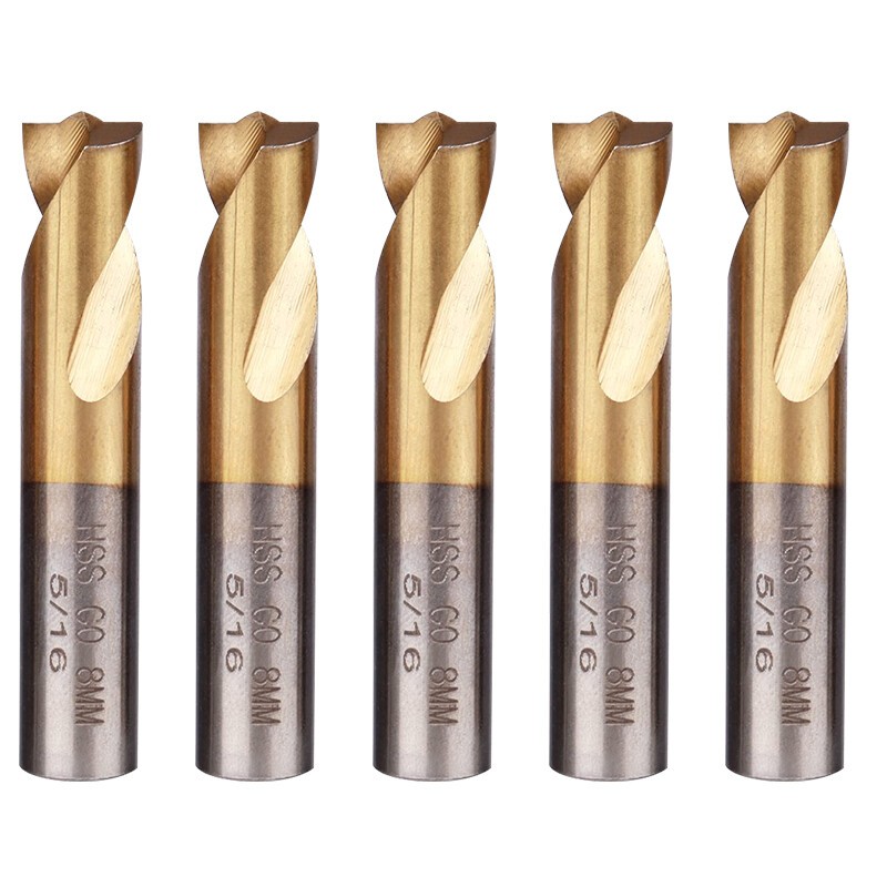 High Quality 5pc Spot Weld Drill Bits HSS Titanium Coated Cobalt Spot Cutter Set gallery