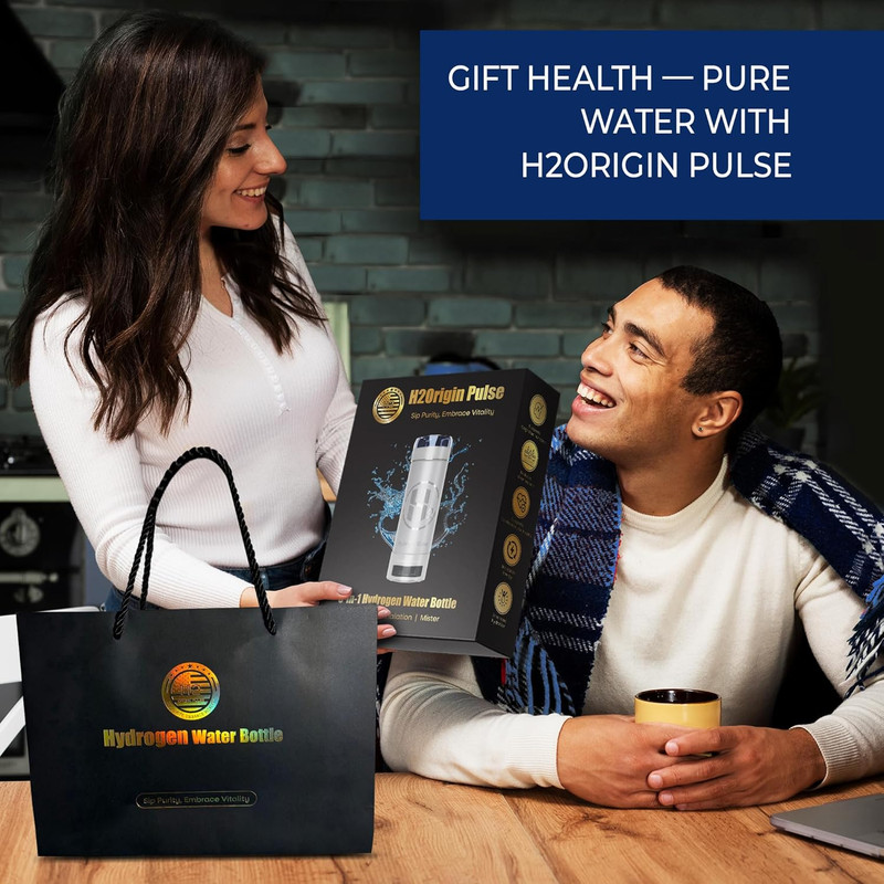 Hydrogen Water Bottle Generator, up to 9000 PPB Hydrogen Bottle Water Ionizer wi gallery