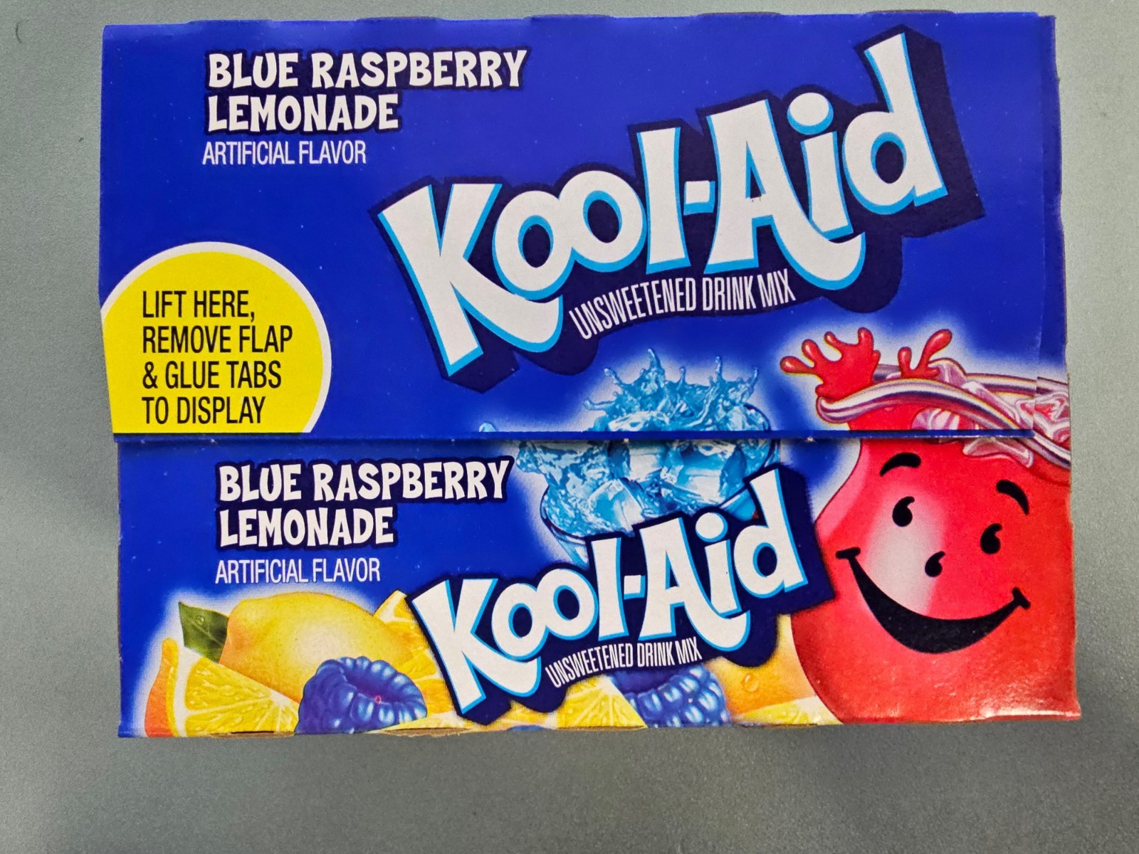 192 Packets Kool-Aid Blue Raspberry Lemonade Flavor Caffeine Free Soft Drink Mix gallery