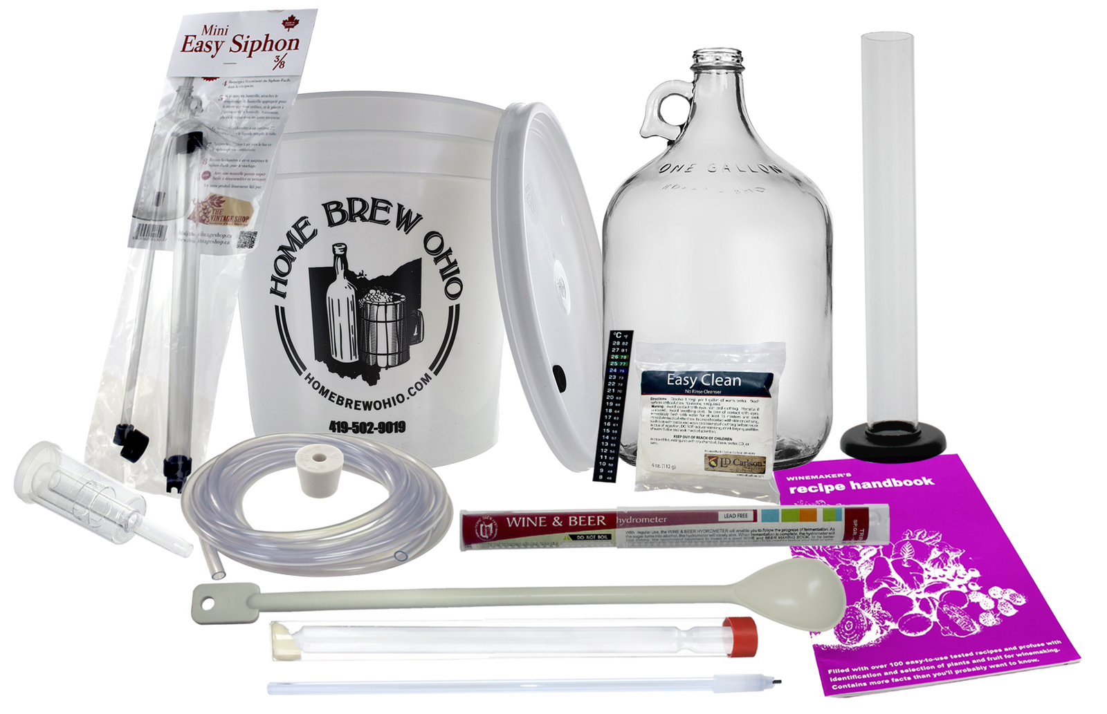 Home Brew Ohio 15 Piece One Gallon Wine Making Equipment Kit gallery