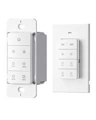 DEWENWIL Wireless Dimmer Switch,Magnetic Remote Control Dimmer Light Switch