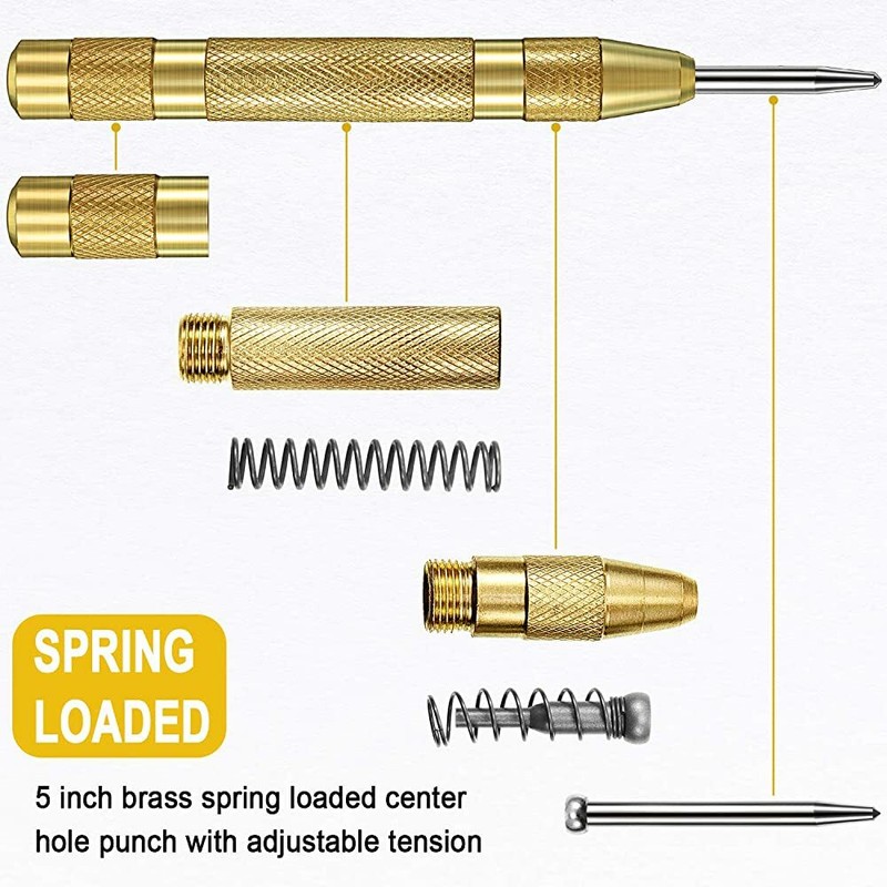 5" Automatic Center Punch Spring Loaded gallery