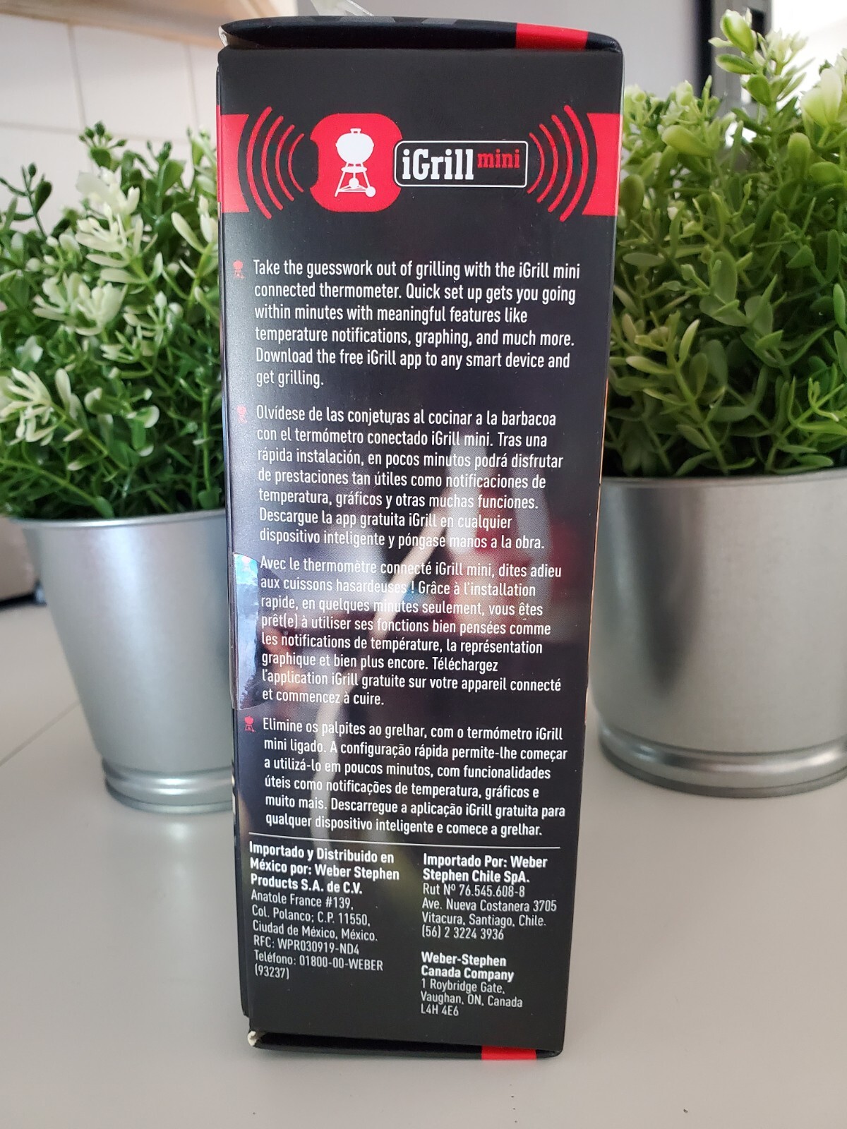 Weber ~ IGrill Mini ~ App Connected Thermometer🥩 # 7202 ~New ~ Fast Shipping gallery