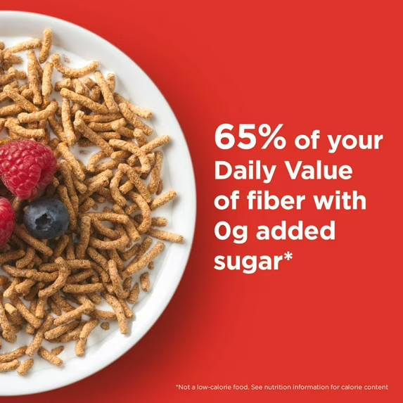 Fiber One Cereal, Original Bran, High Fiber Cereal Made with 19.6 oz (2 pack) gallery