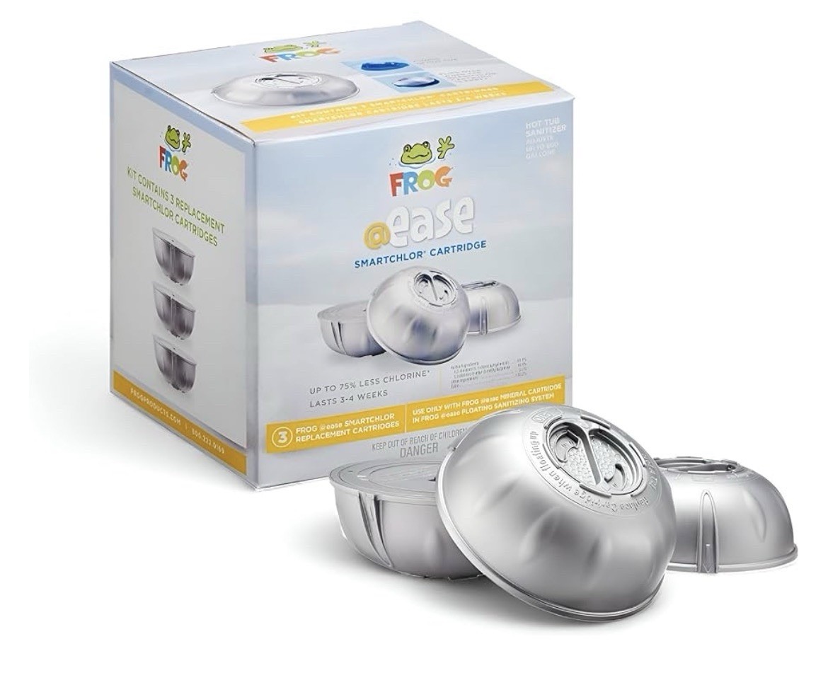 FROG @Ease Replacement SmartChlor Cartridge for use with Hot Tub - 3 Pack gallery
