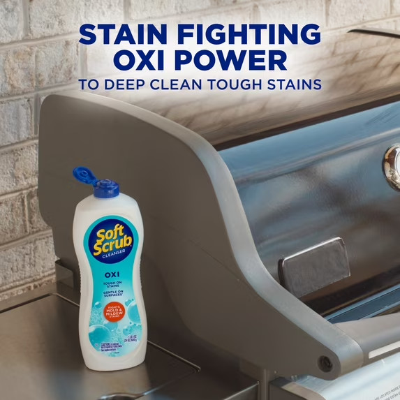 (2 Pack) Soft Scrub Multi-Purpose Cleanser with OXI, Surface Cleaner, 24 Ounce gallery