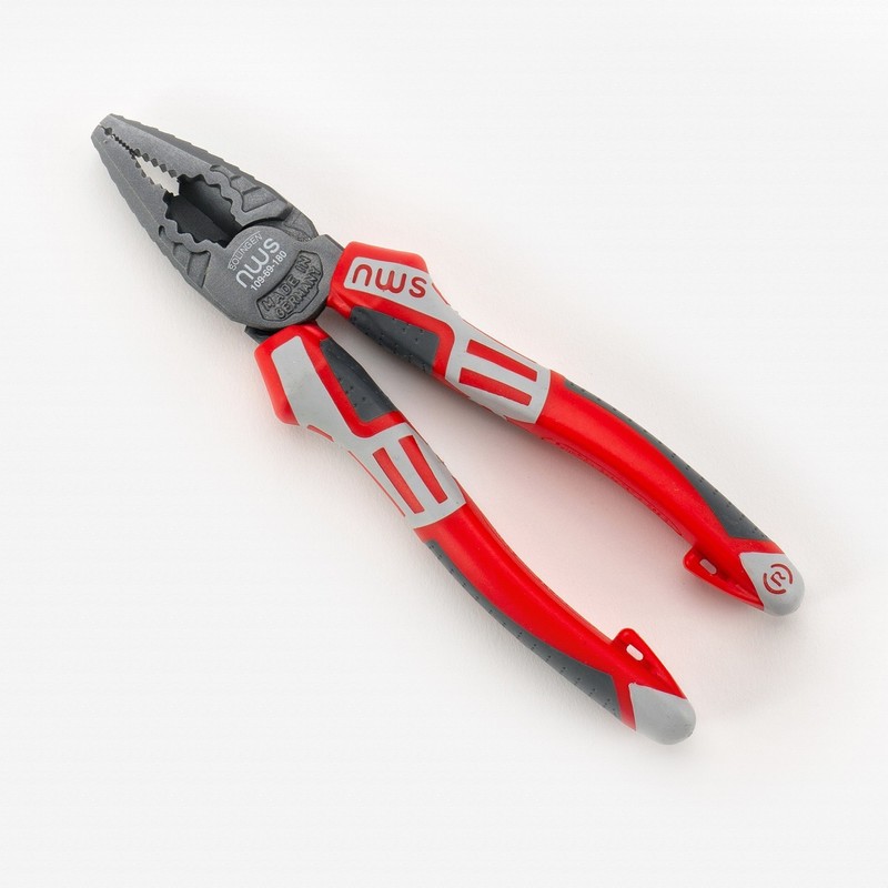 NWS 7" High Leverage Combination Pliers CombiMax - TitanFinish - SoftGripp, Teth gallery
