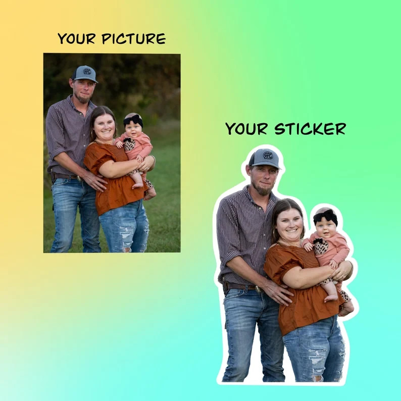 Design Your Own Custom Vinyl Sticker | Upload Your Photo | Personalized Stickers gallery