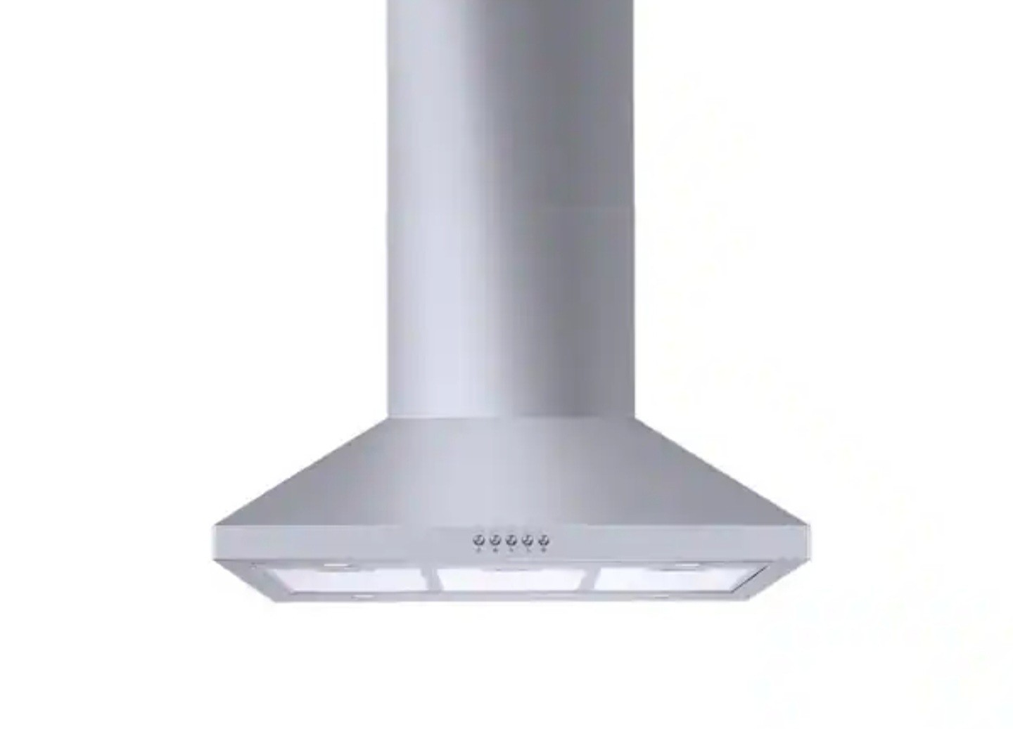 Siena 36 In. 350CFM Convertible Kitchen Island Pyramid Range Hood in Stainless S gallery