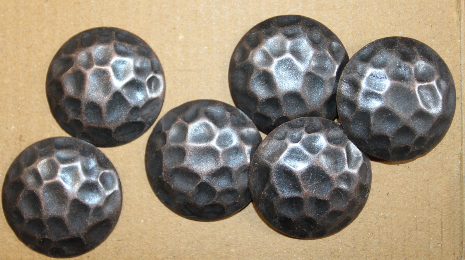 10-FINISHED CLAVOS,Hammered Copper Look,Manufactored Clavos,Gate Accents,DN01 gallery