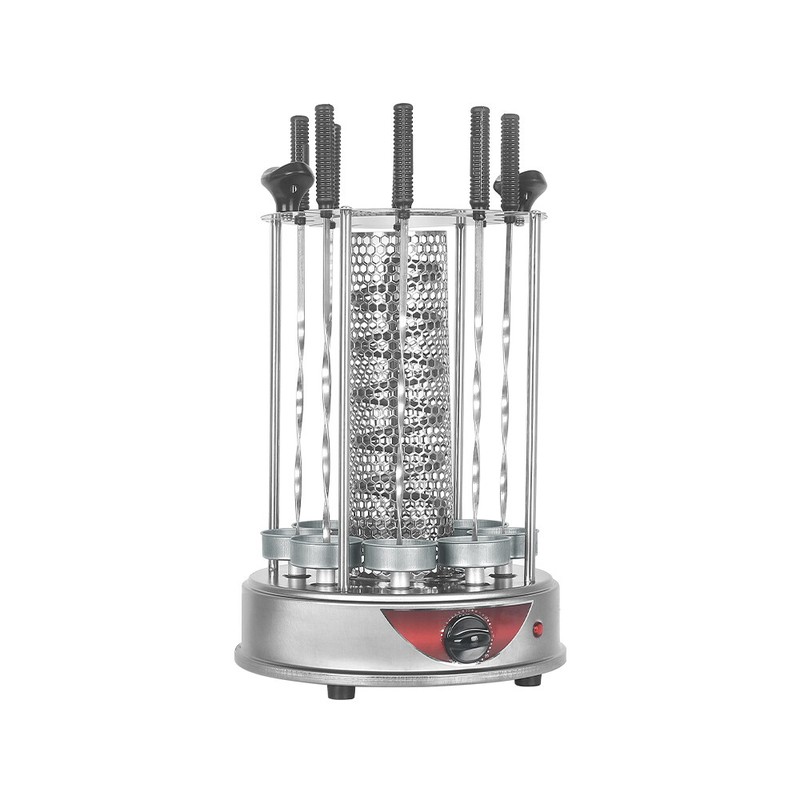 Electric Automatic Rotating Skewers Machine With 6/8/10 Forks Stainless Steel gallery